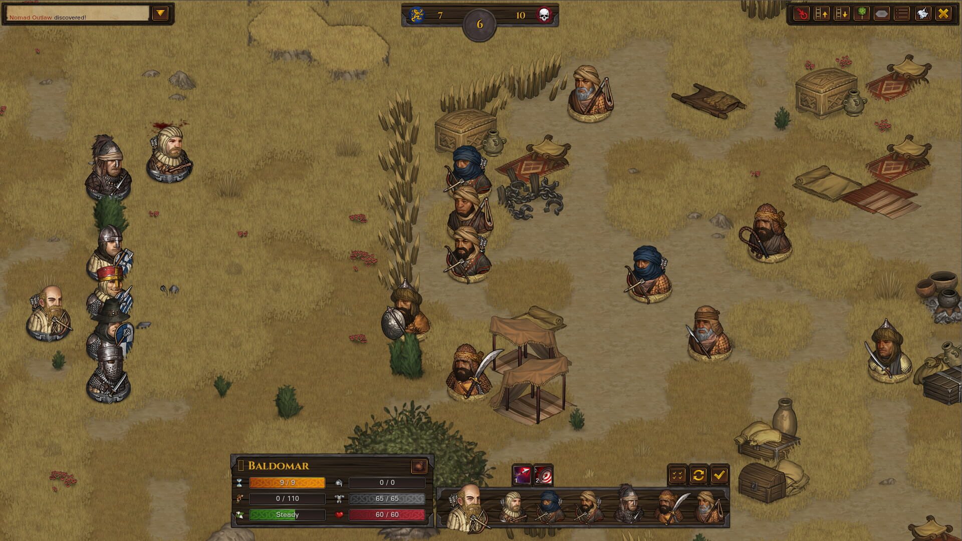 Screenshot for Battle Brothers: Blazing Deserts