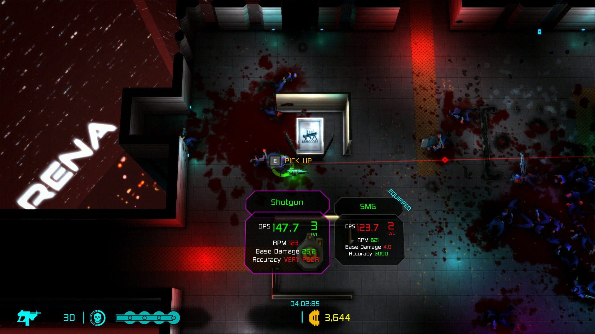Screenshot for Neon Chrome: Arena
