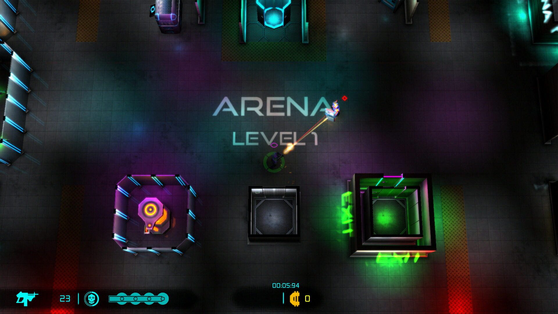 Screenshot for Neon Chrome: Arena