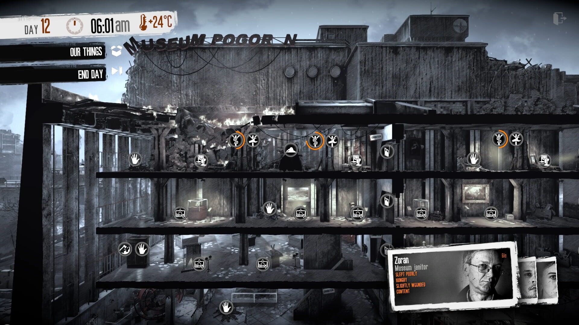 Screenshot for This War of Mine: Stories - Fading Embers