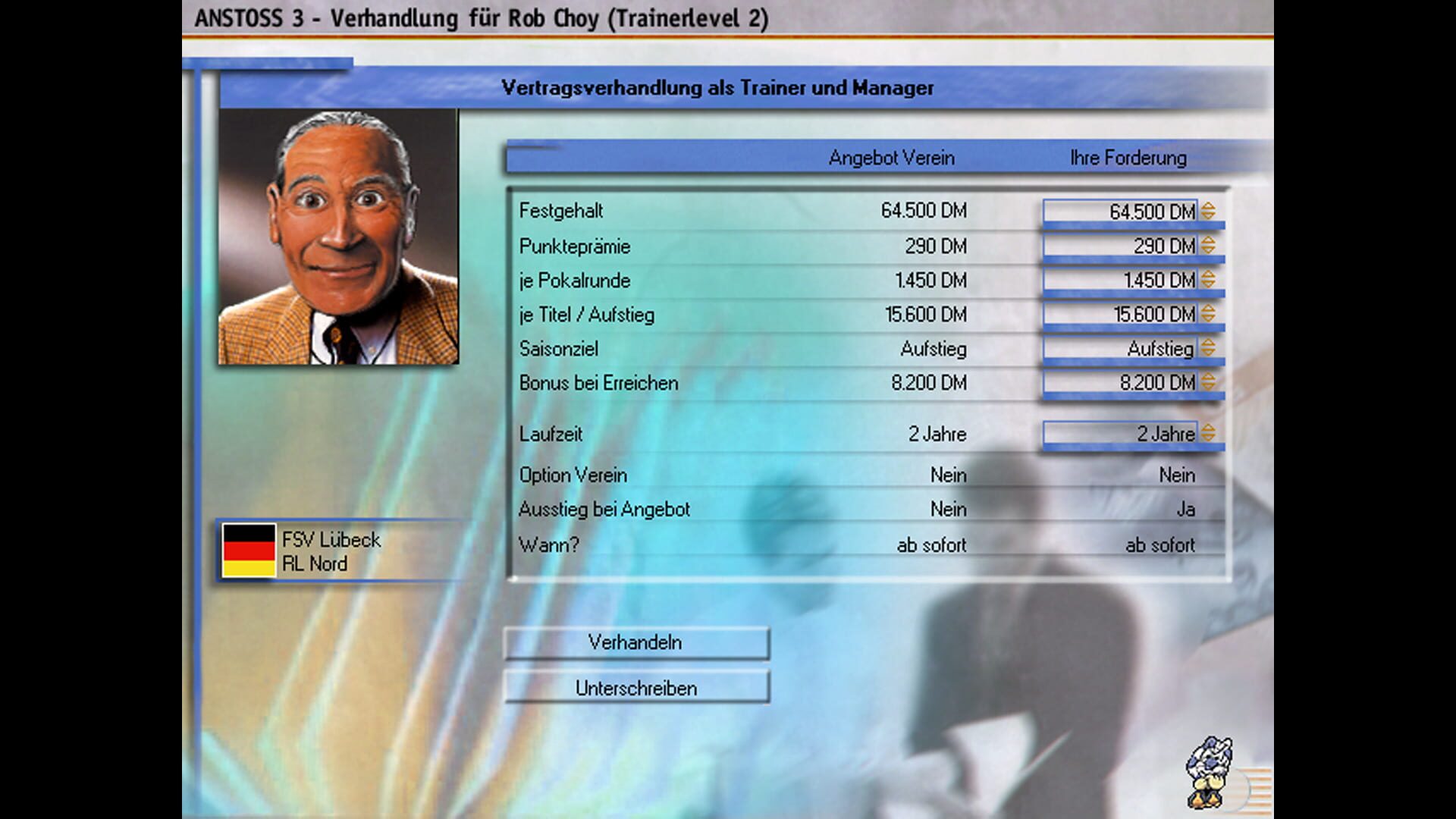 Screenshot for Anstoss 3