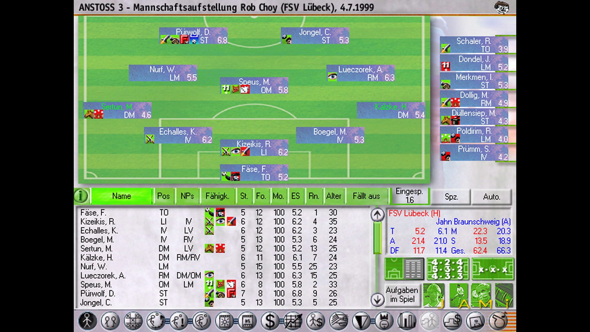 Screenshot for Anstoss 3