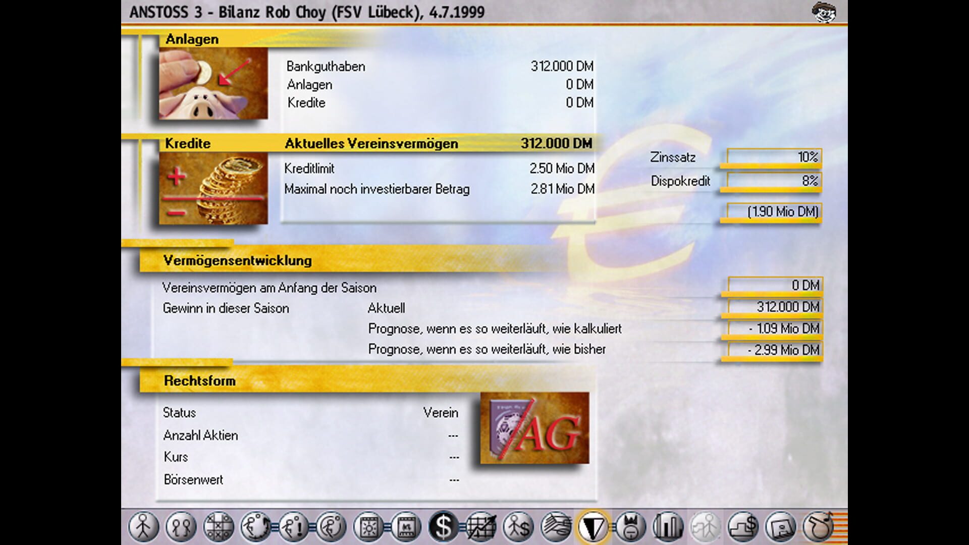 Screenshot for Anstoss 3