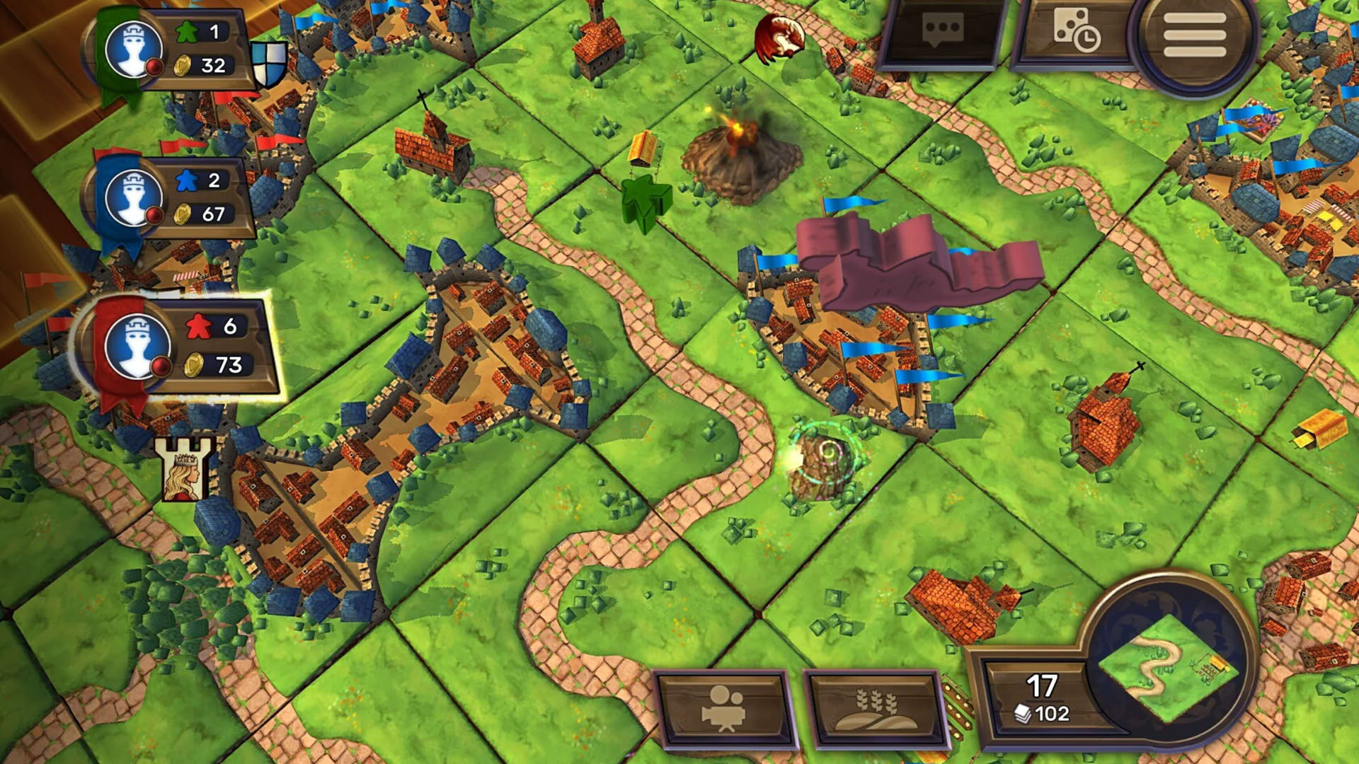 Screenshot for Carcassonne: The Official Board Game - The Princess & the Dragon