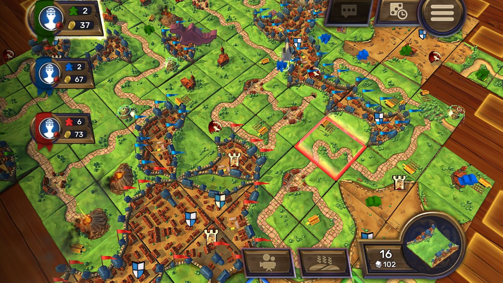 Screenshot for Carcassonne: The Official Board Game - The Princess & the Dragon