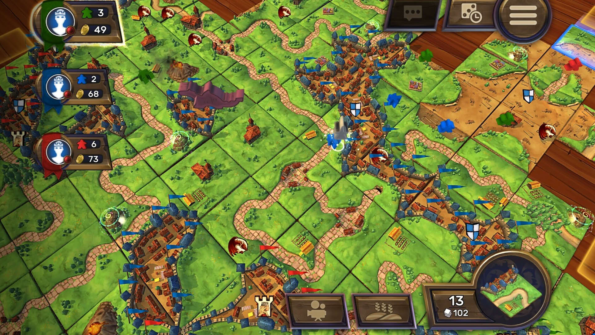 Screenshot for Carcassonne: The Official Board Game - The Princess & the Dragon