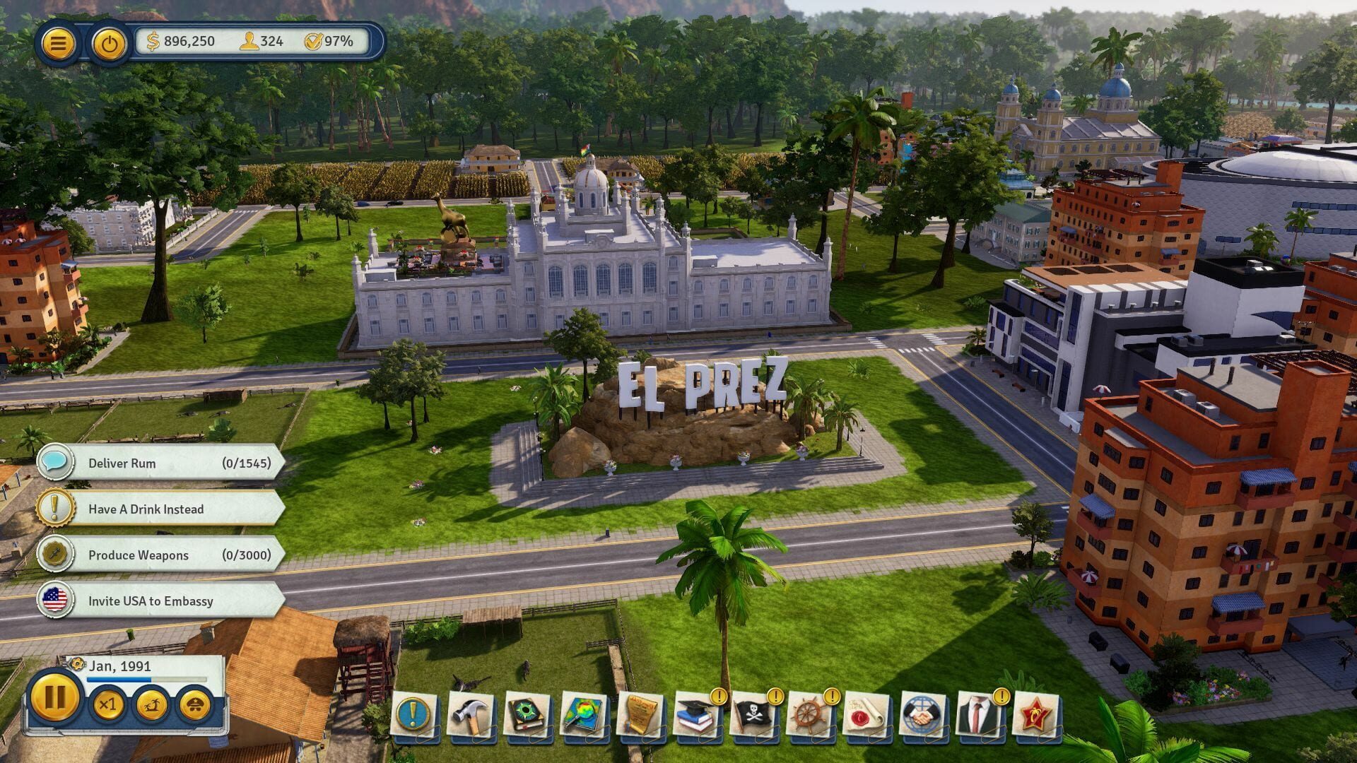 Screenshot for Tropico 6: Lobbyistico
