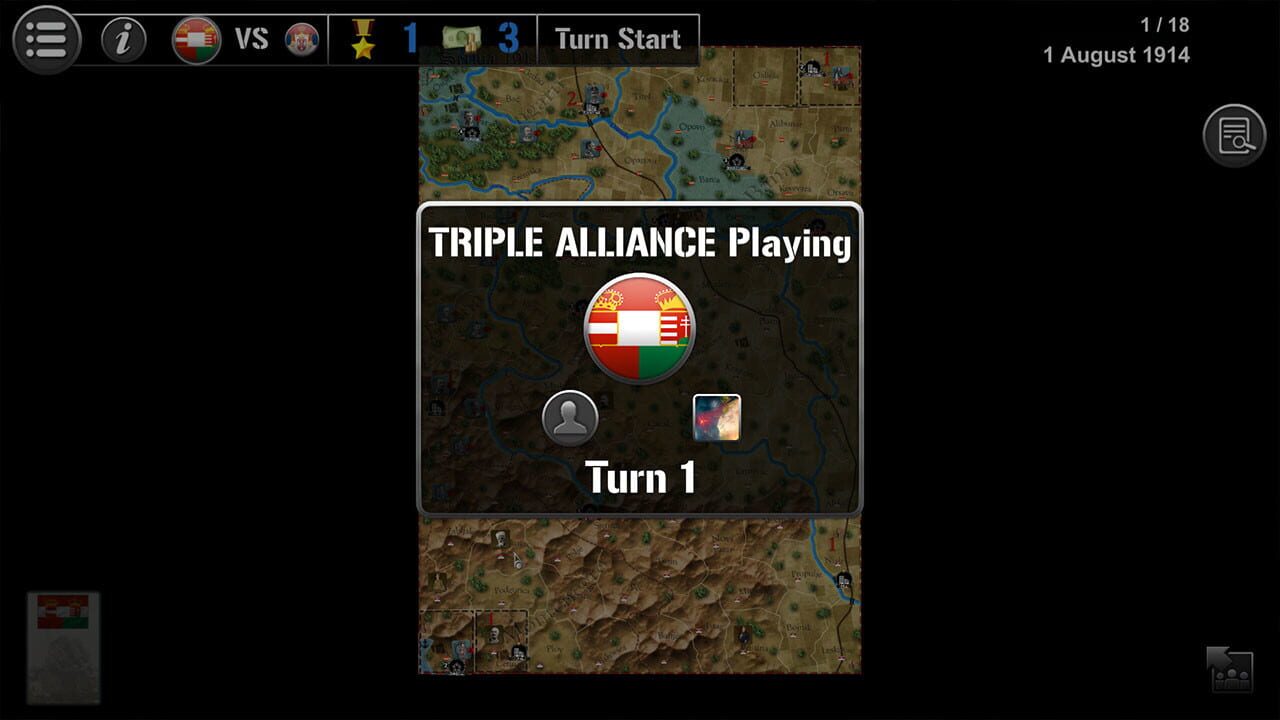 Screenshot for Wars Across the World: Serbia 1914