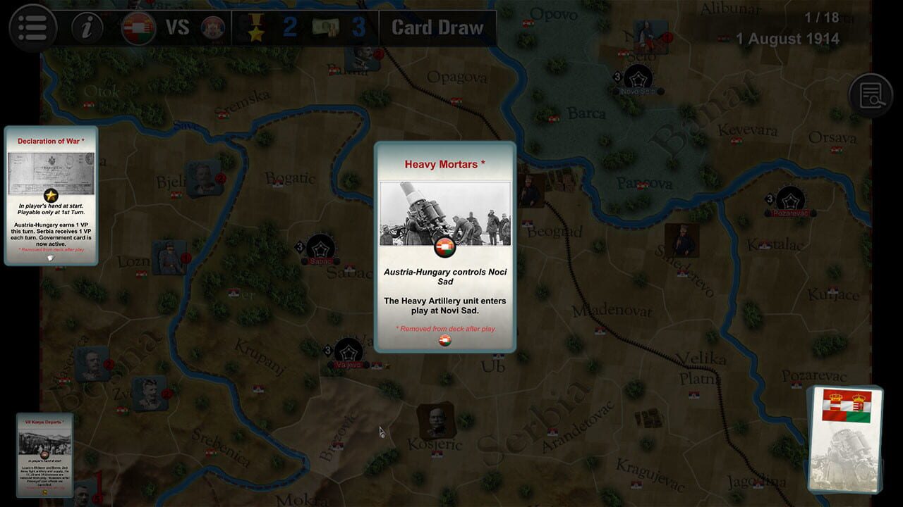 Screenshot for Wars Across the World: Serbia 1914