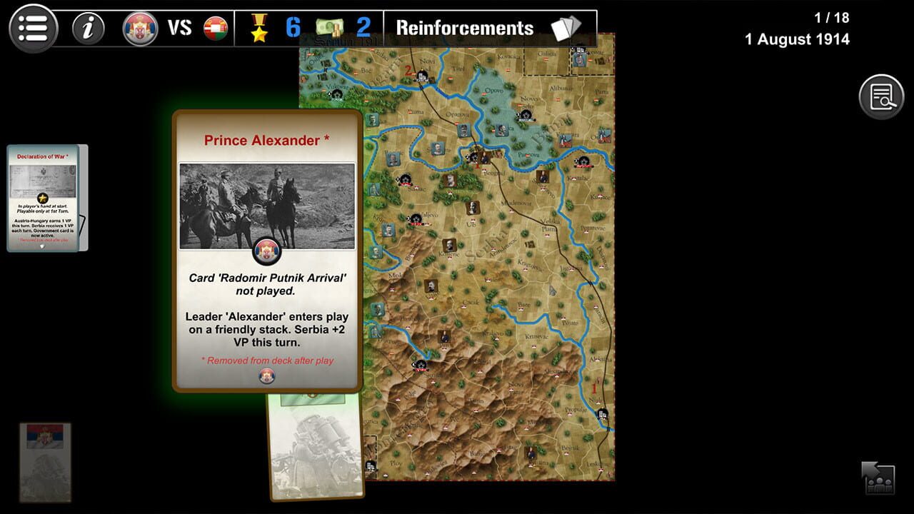 Screenshot for Wars Across the World: Serbia 1914