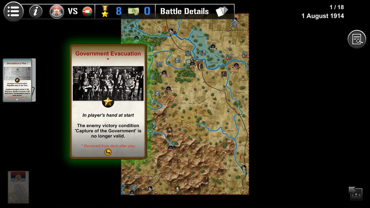 Screenshot for Wars Across the World: Serbia 1914