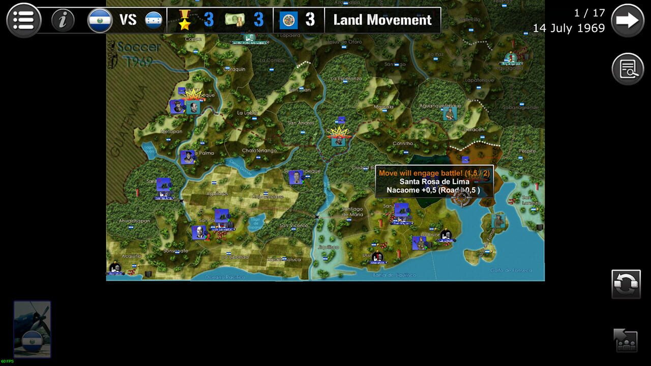 Screenshot for Wars Across the World: Soccer 1969
