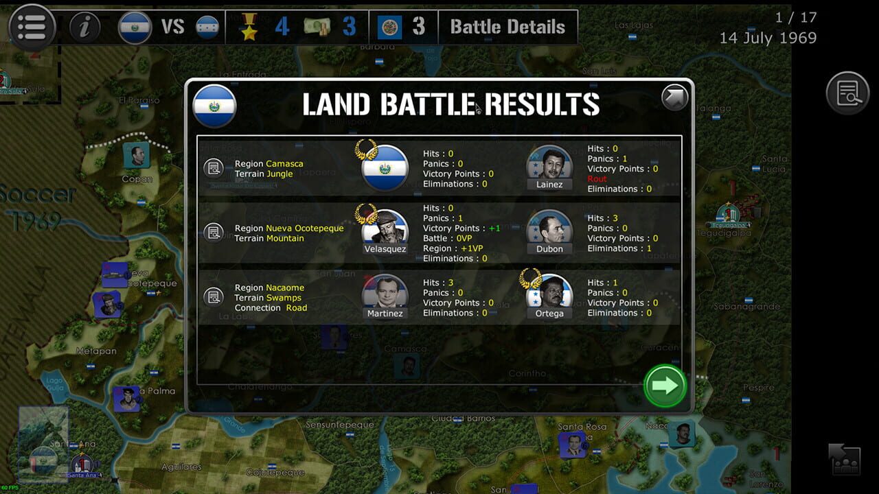 Screenshot for Wars Across the World: Soccer 1969