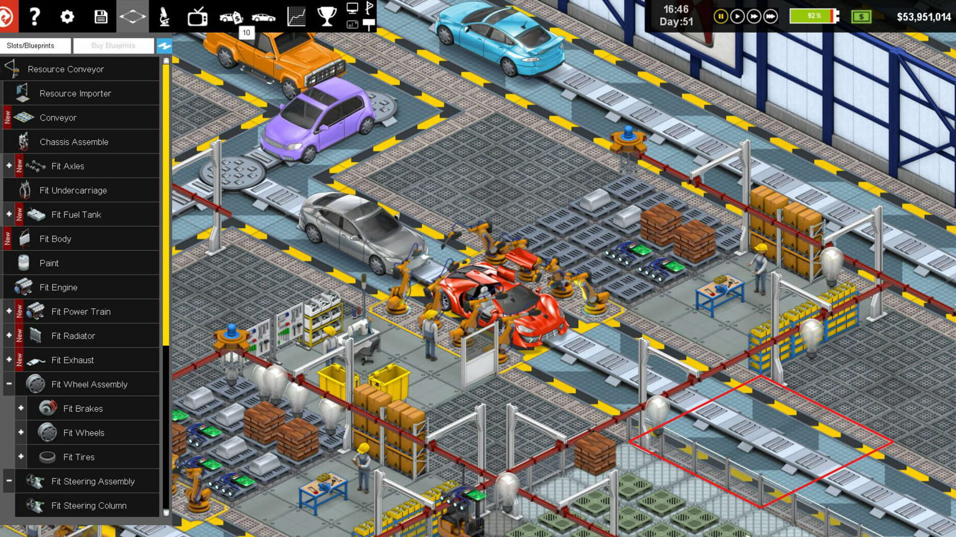 Screenshot for Production Line: Doors that go like this