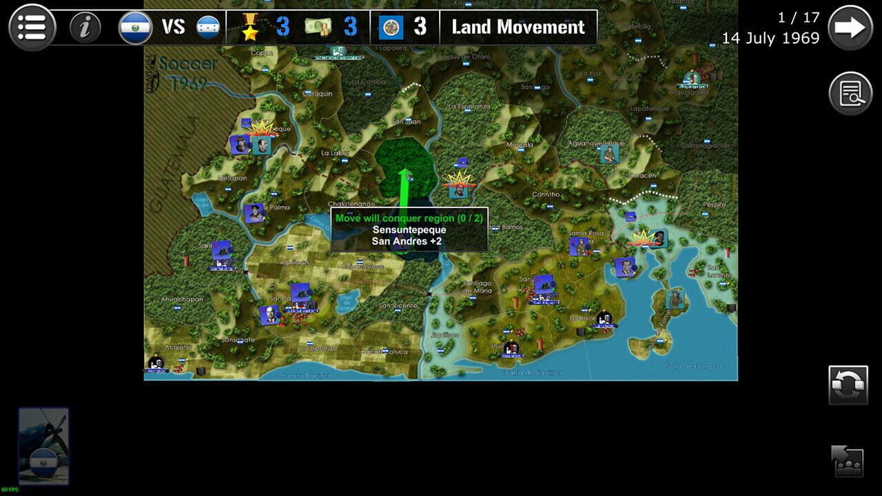 Screenshot for Wars Across the World: Soccer 1969