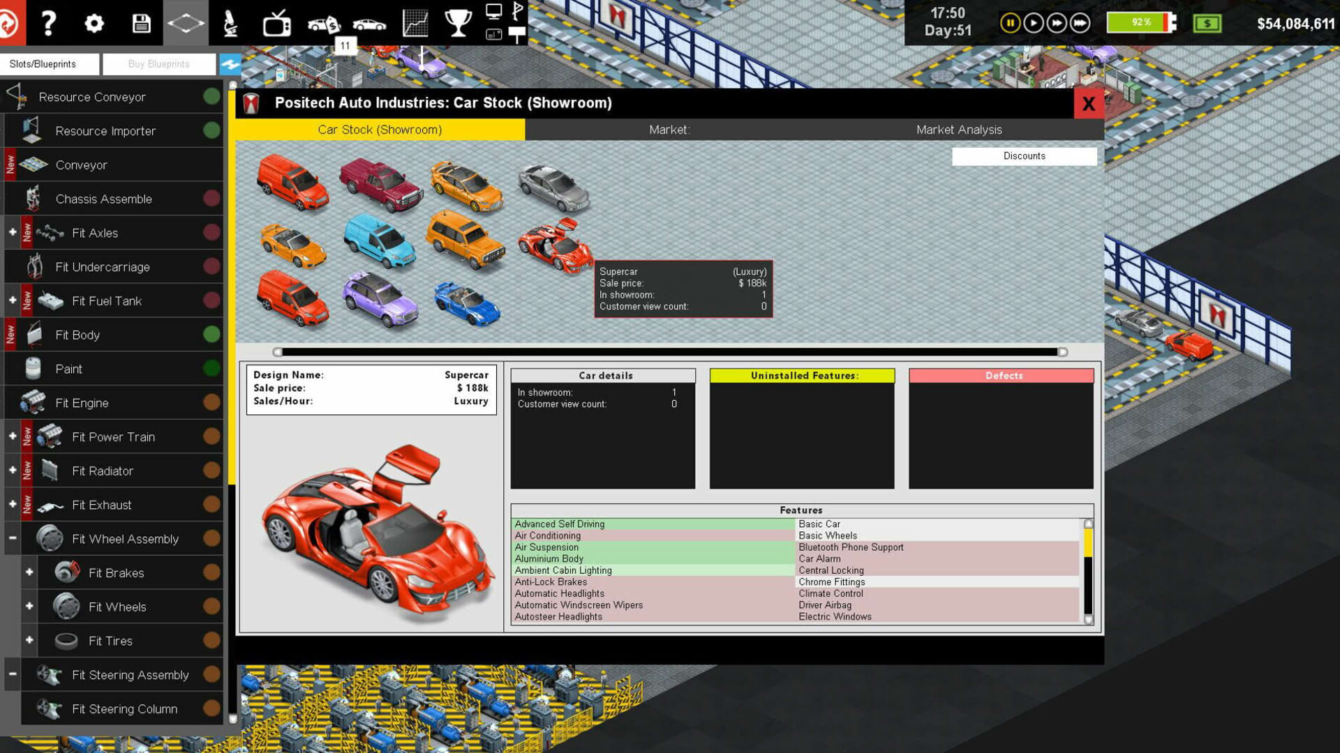 Screenshot for Production Line: Doors that go like this
