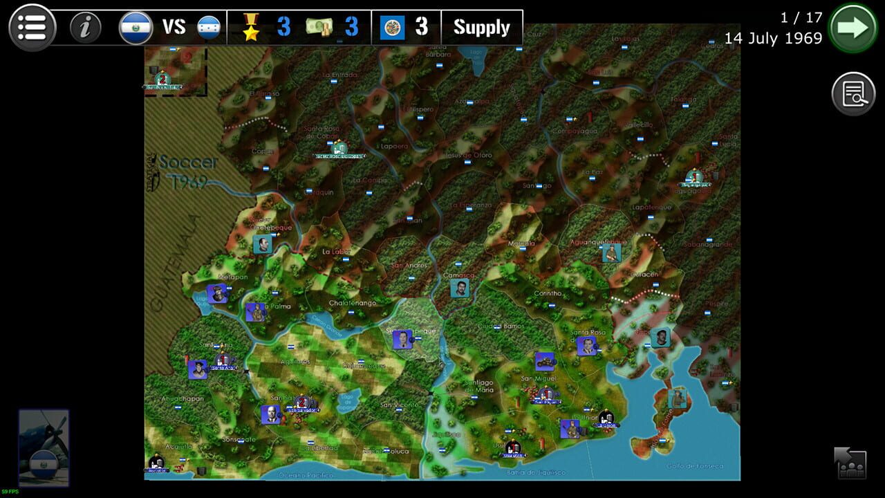 Screenshot for Wars Across the World: Soccer 1969