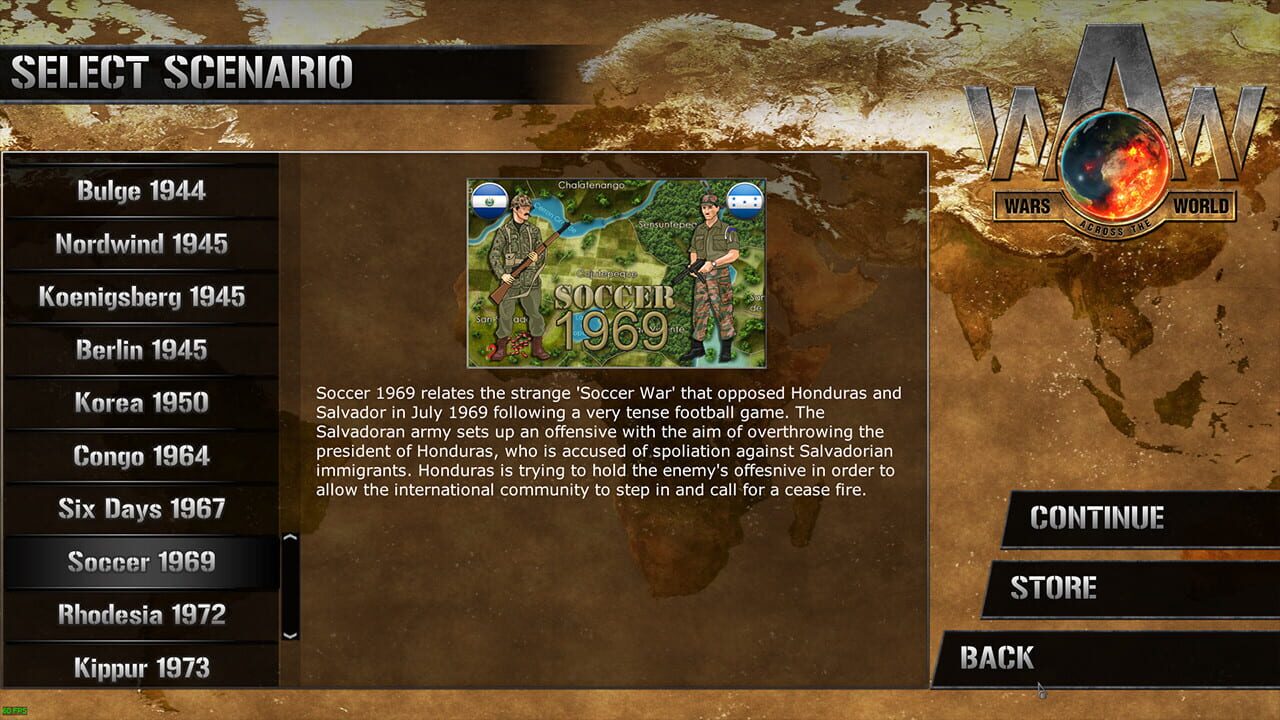 Screenshot for Wars Across the World: Soccer 1969