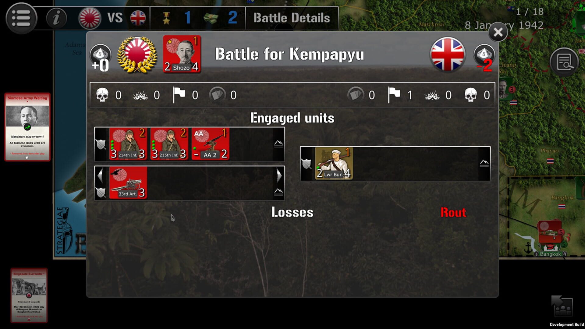 Screenshot for Wars Across the World: Burma 1942