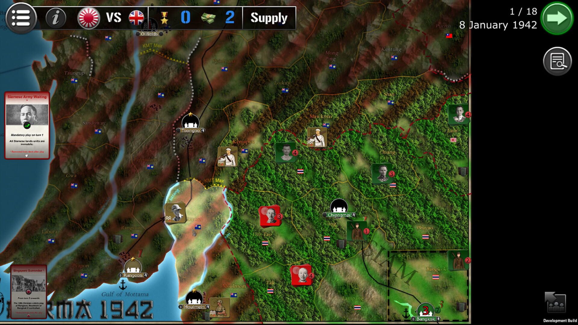 Screenshot for Wars Across the World: Burma 1942