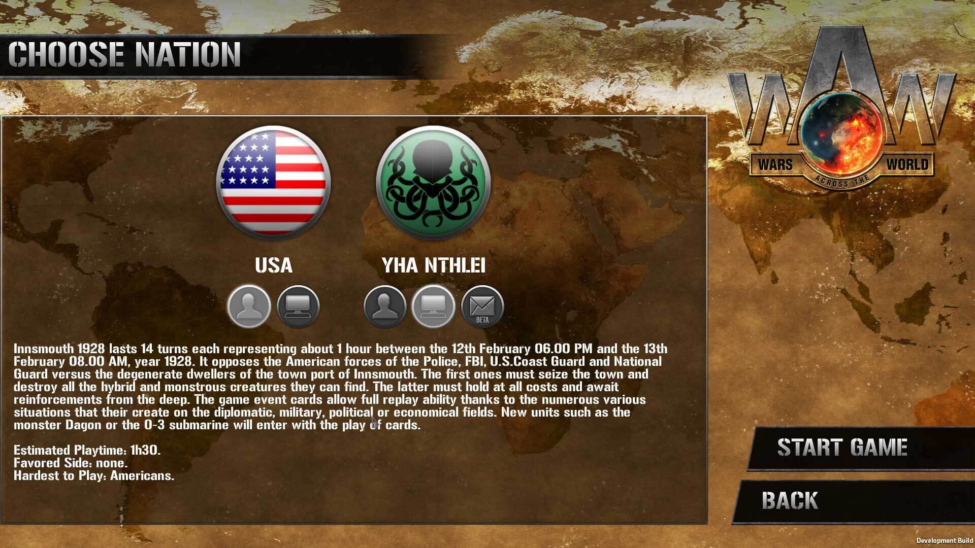 Screenshot for Wars Across the World: Innsmouth 1928