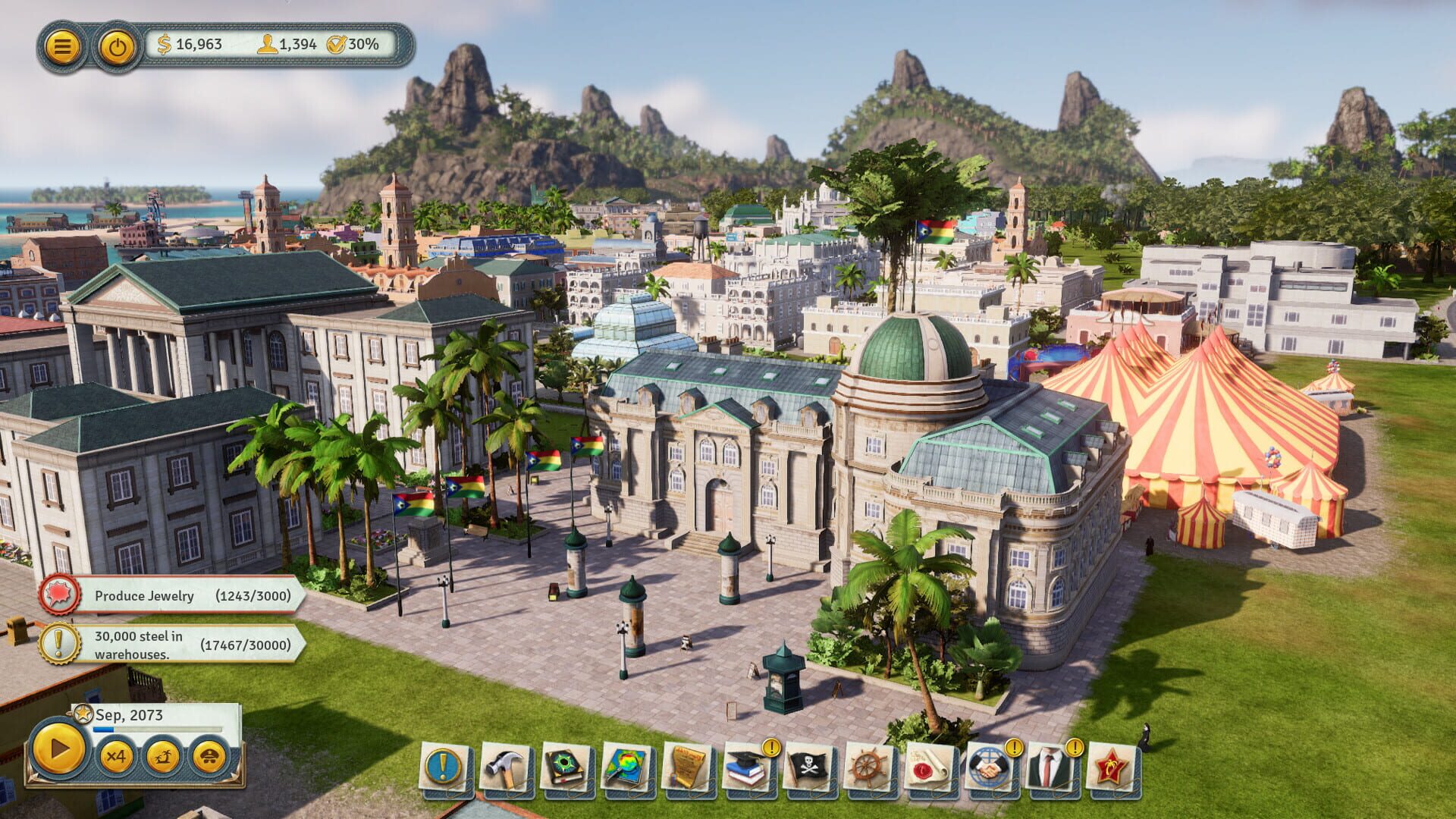 Screenshot for Tropico 6: The Llama of Wall Street