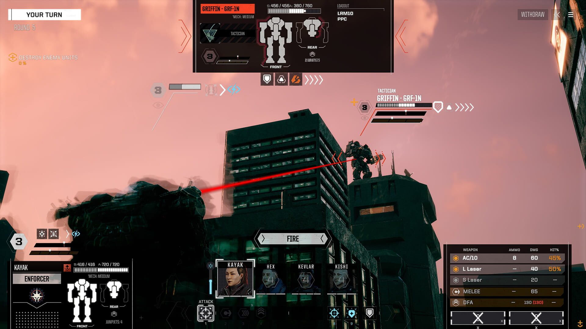 Screenshot for BattleTech: Urban Warfare