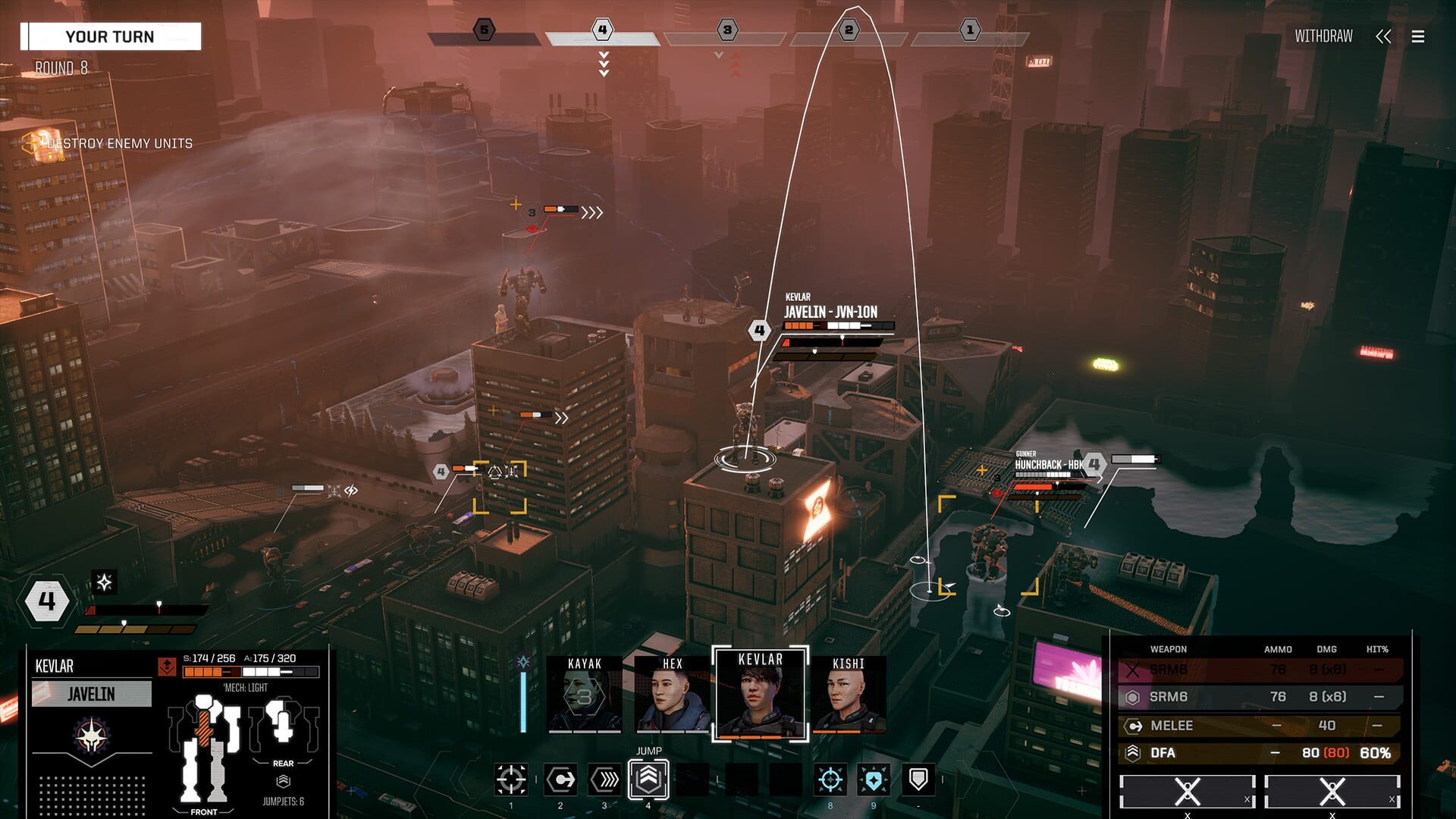 Screenshot for BattleTech: Urban Warfare