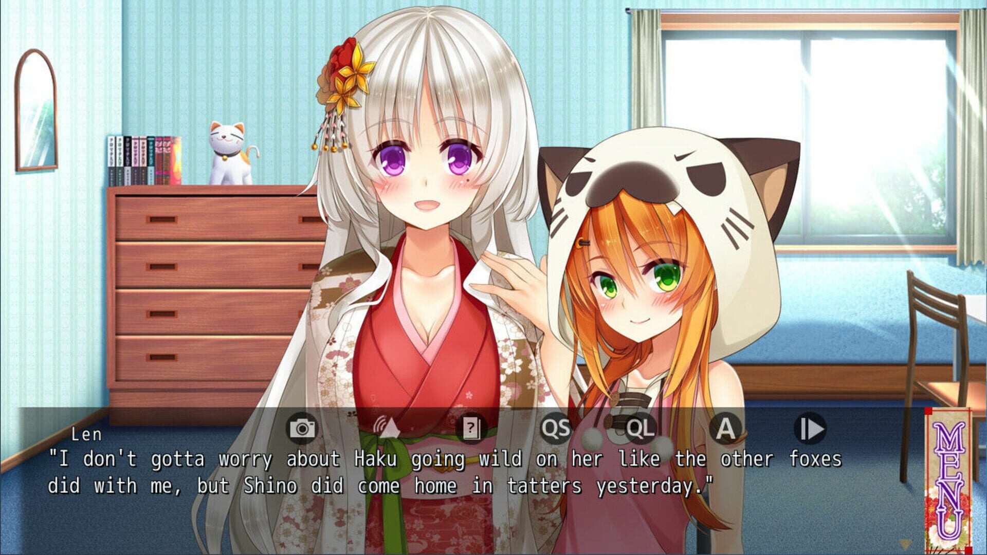 Screenshot for Ne no Kami: The Two Princess Knights of Kyoto - Extra Story