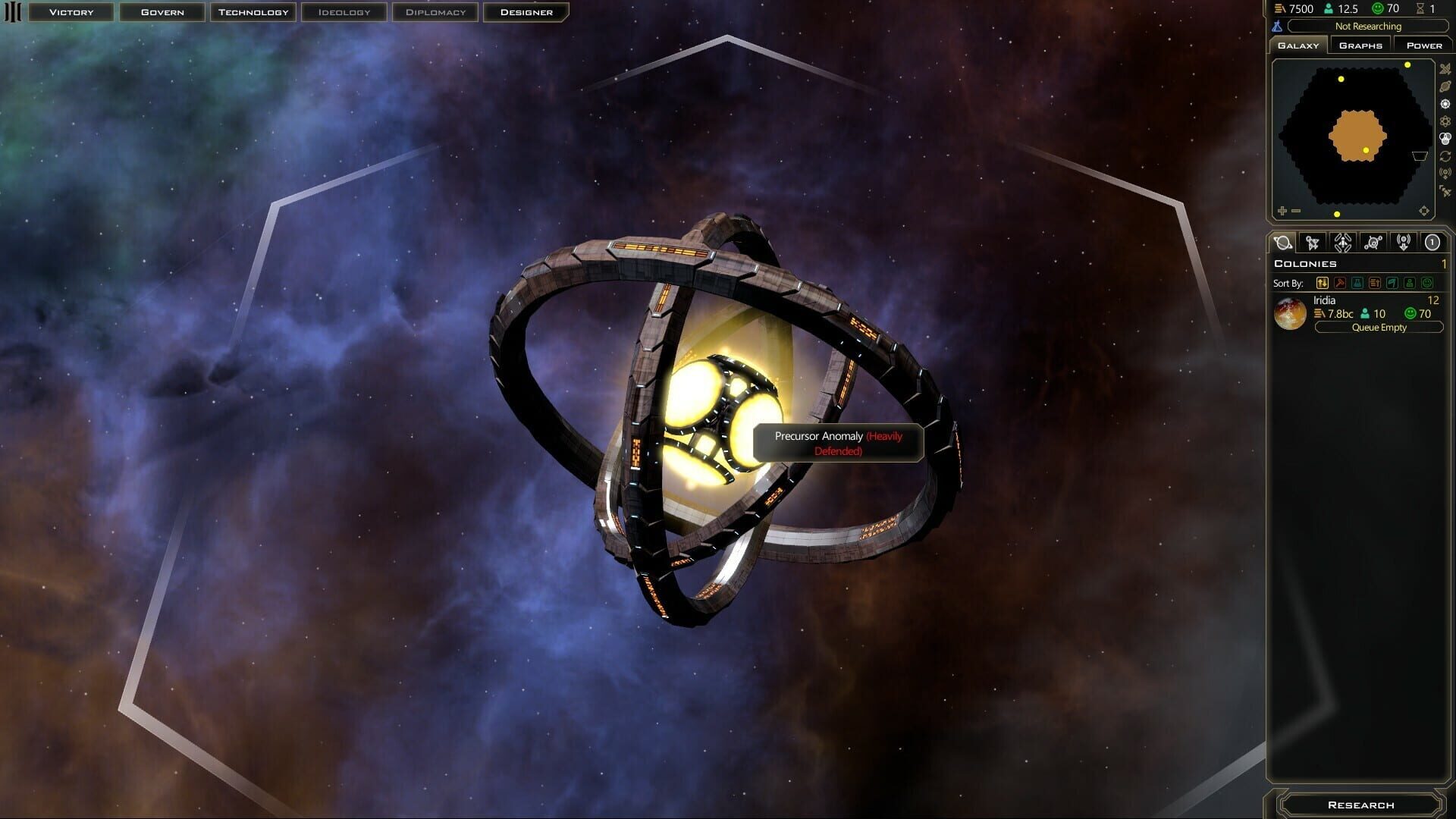 Screenshot for Galactic Civilizations III: Precursor Worlds