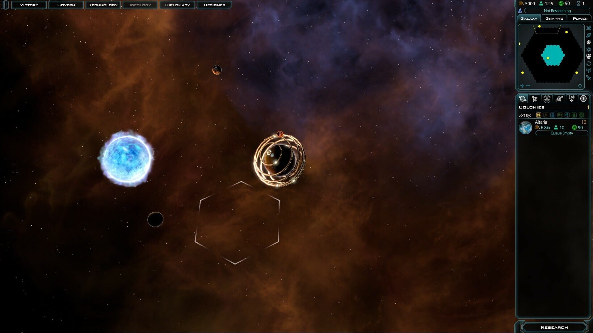 Screenshot for Galactic Civilizations III: Precursor Worlds
