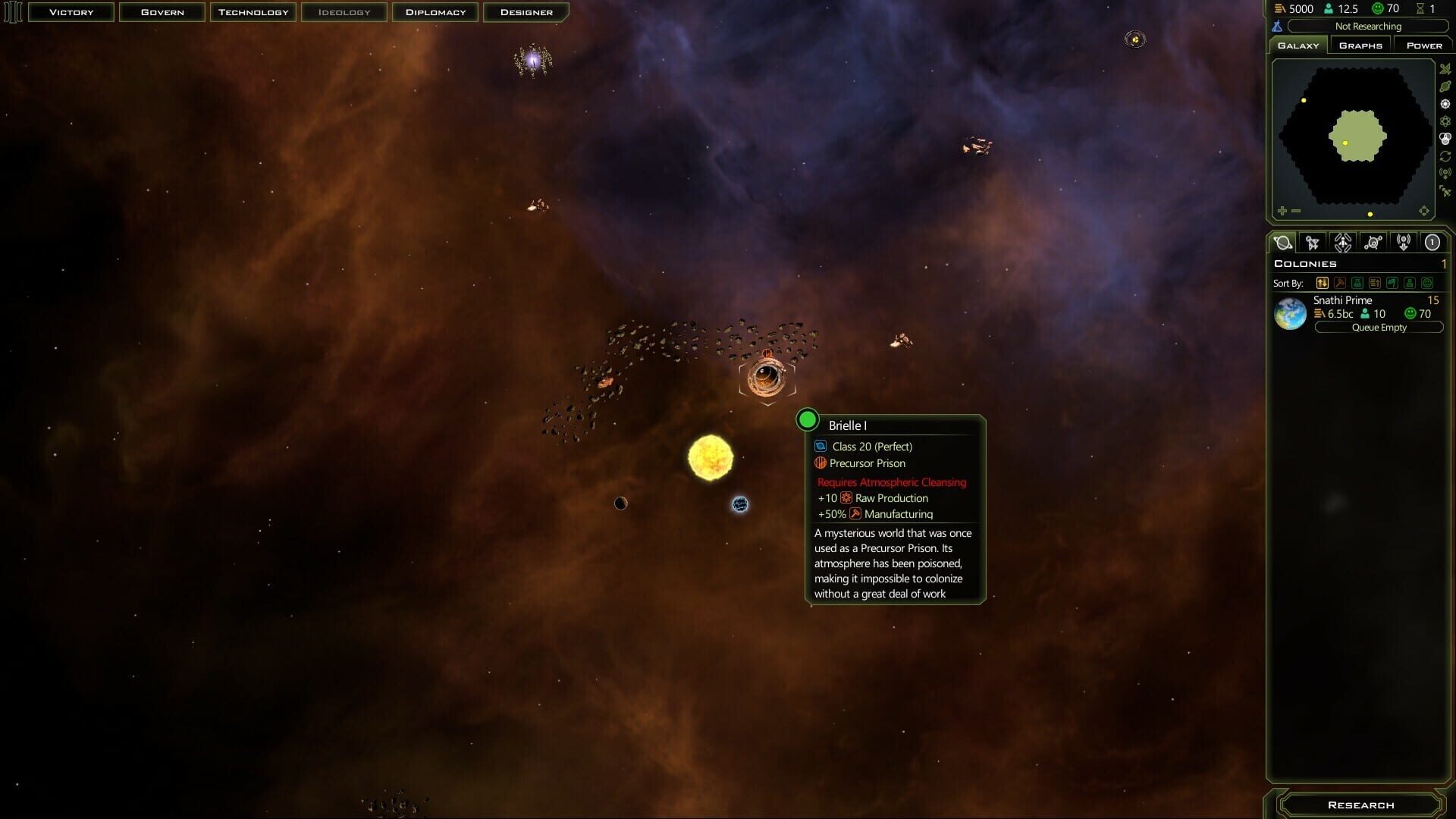 Screenshot for Galactic Civilizations III: Precursor Worlds