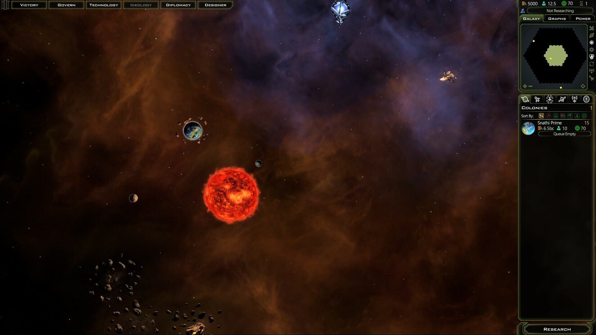 Screenshot for Galactic Civilizations III: Precursor Worlds