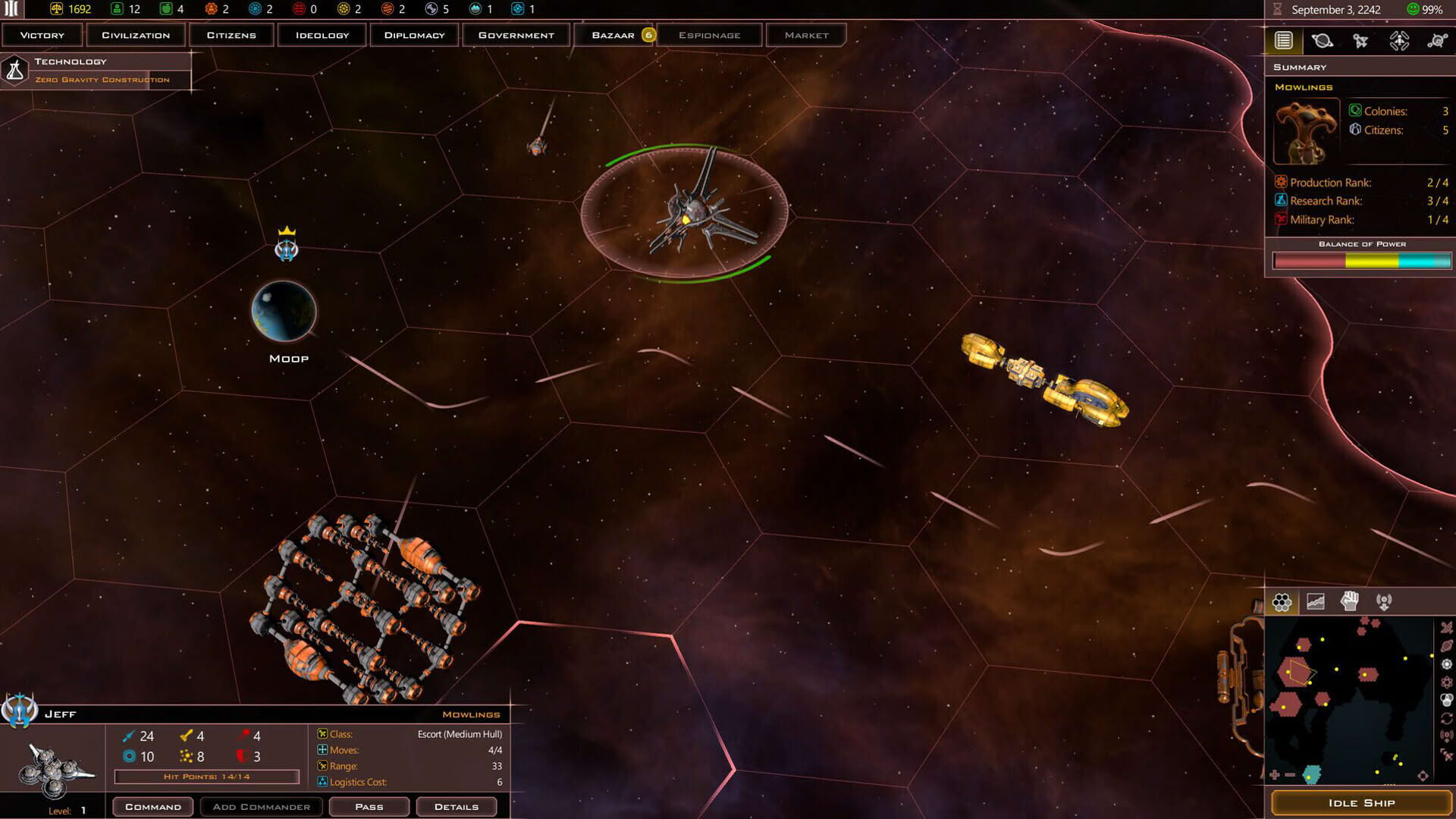 Screenshot for Galactic Civilizations III: Heroes of Star Control - Origins