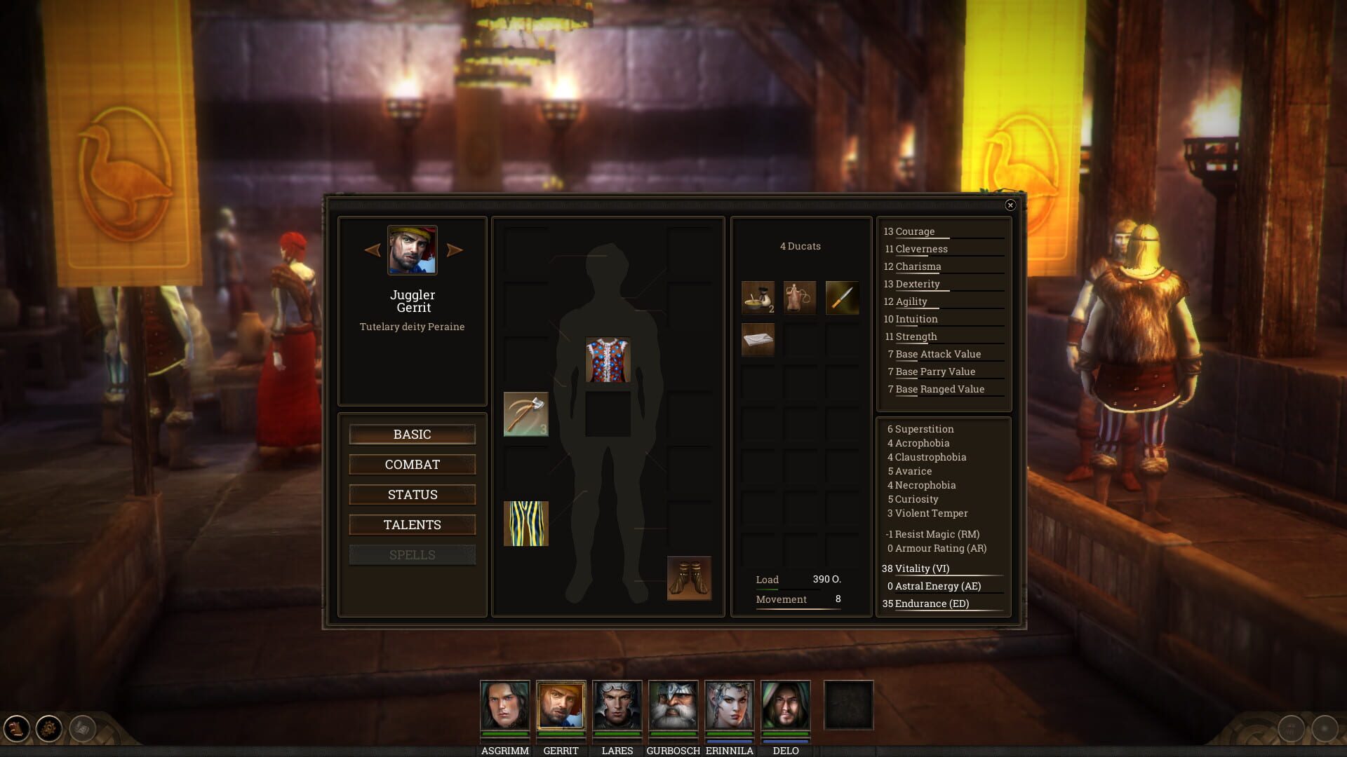 Screenshot for Realms of Arkania: Blade of Destiny - With Blade and Brilliance