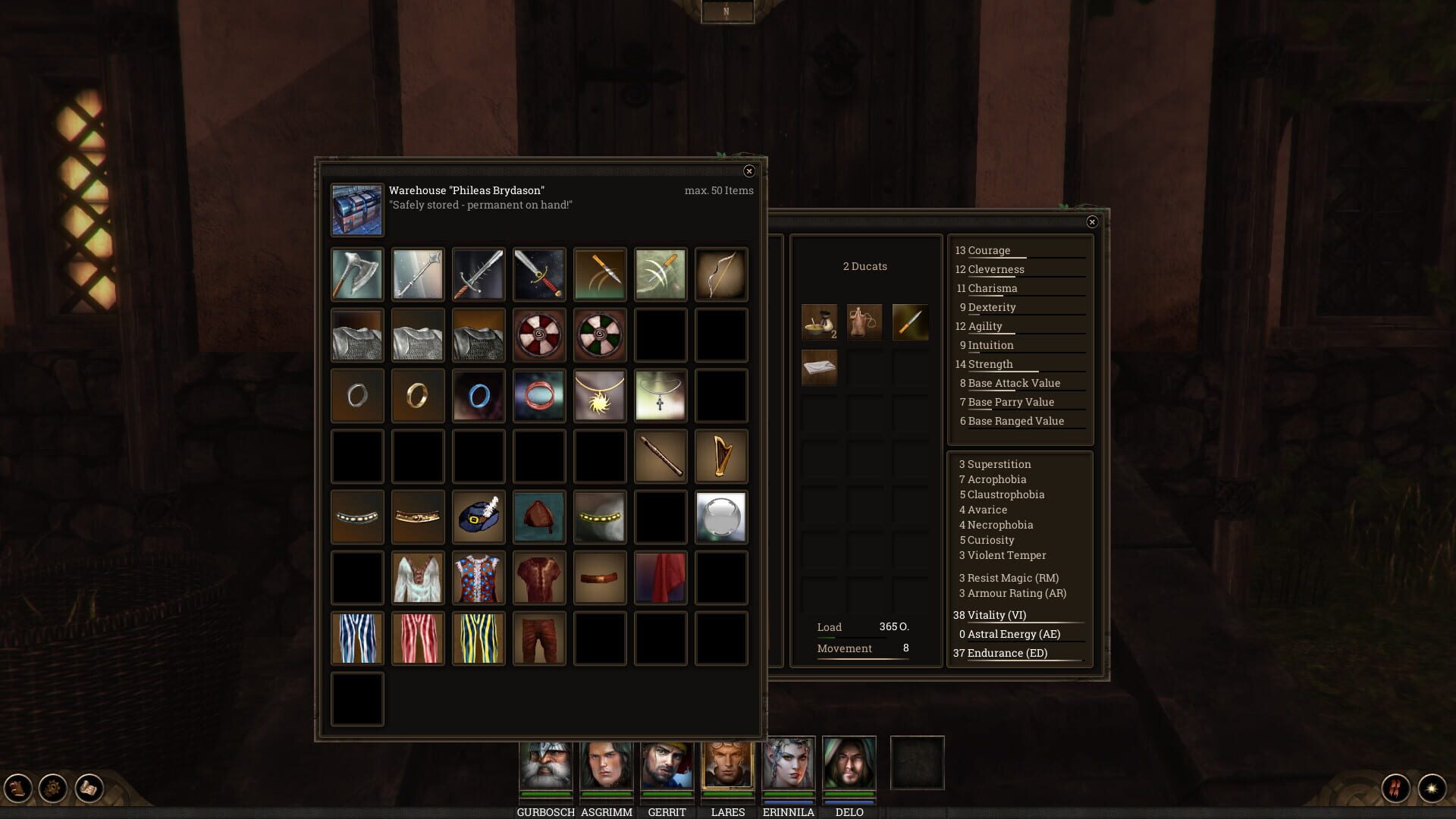 Screenshot for Realms of Arkania: Blade of Destiny - With Blade and Brilliance
