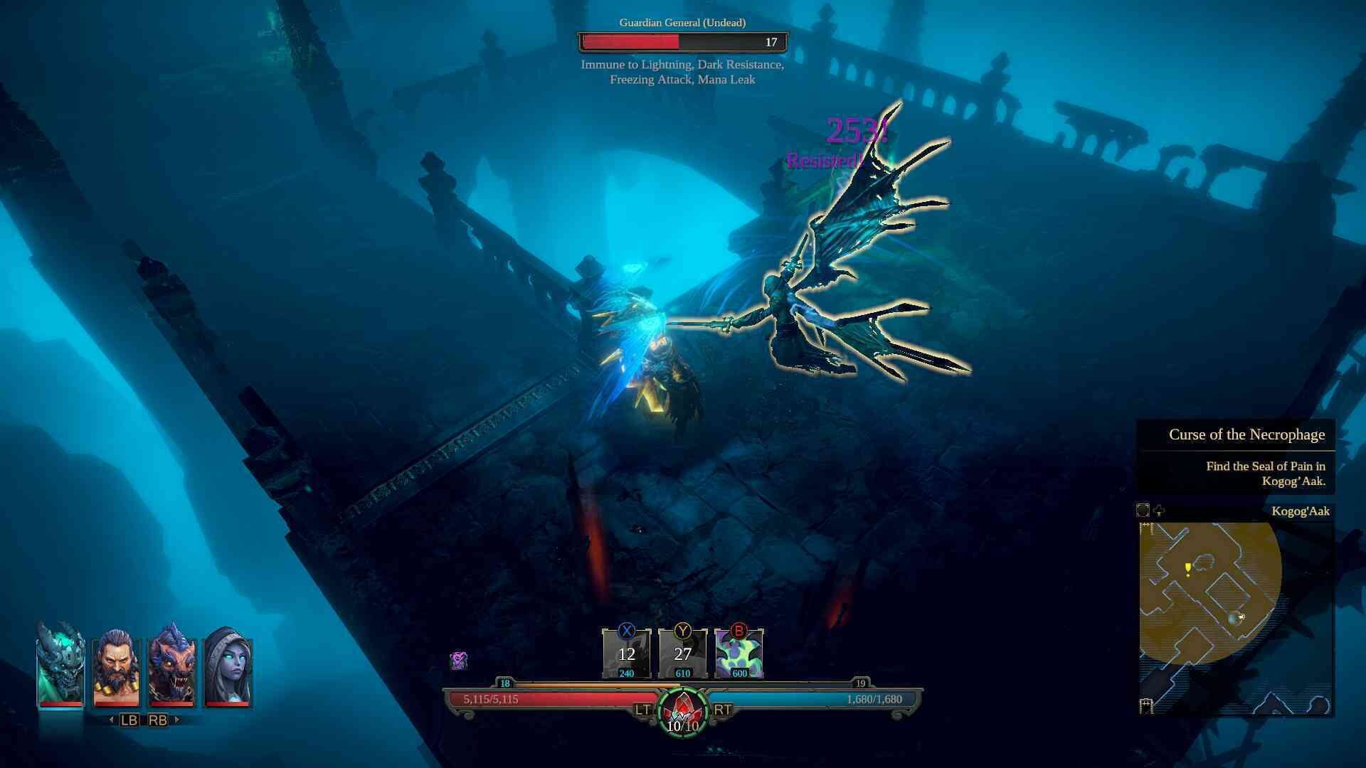 Screenshot for Shadows: Awakening - Necrophage's Curse