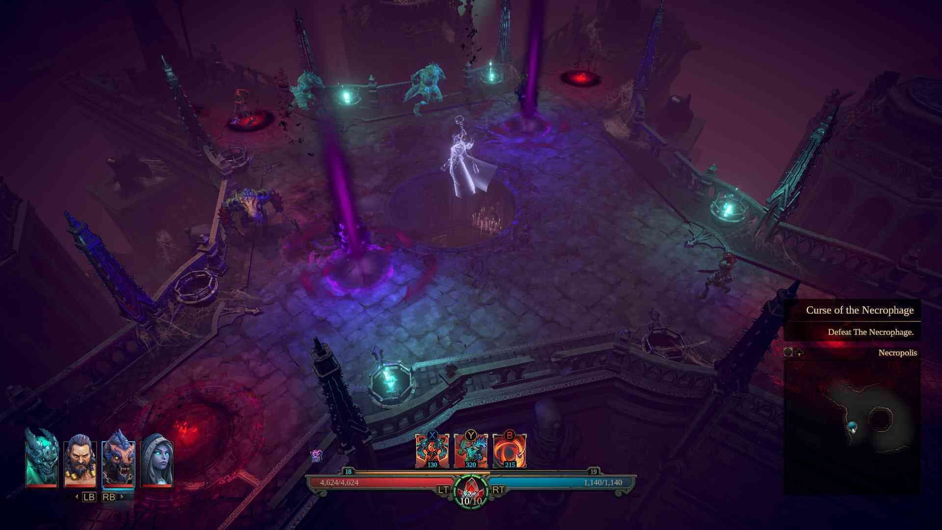Screenshot for Shadows: Awakening - Necrophage's Curse