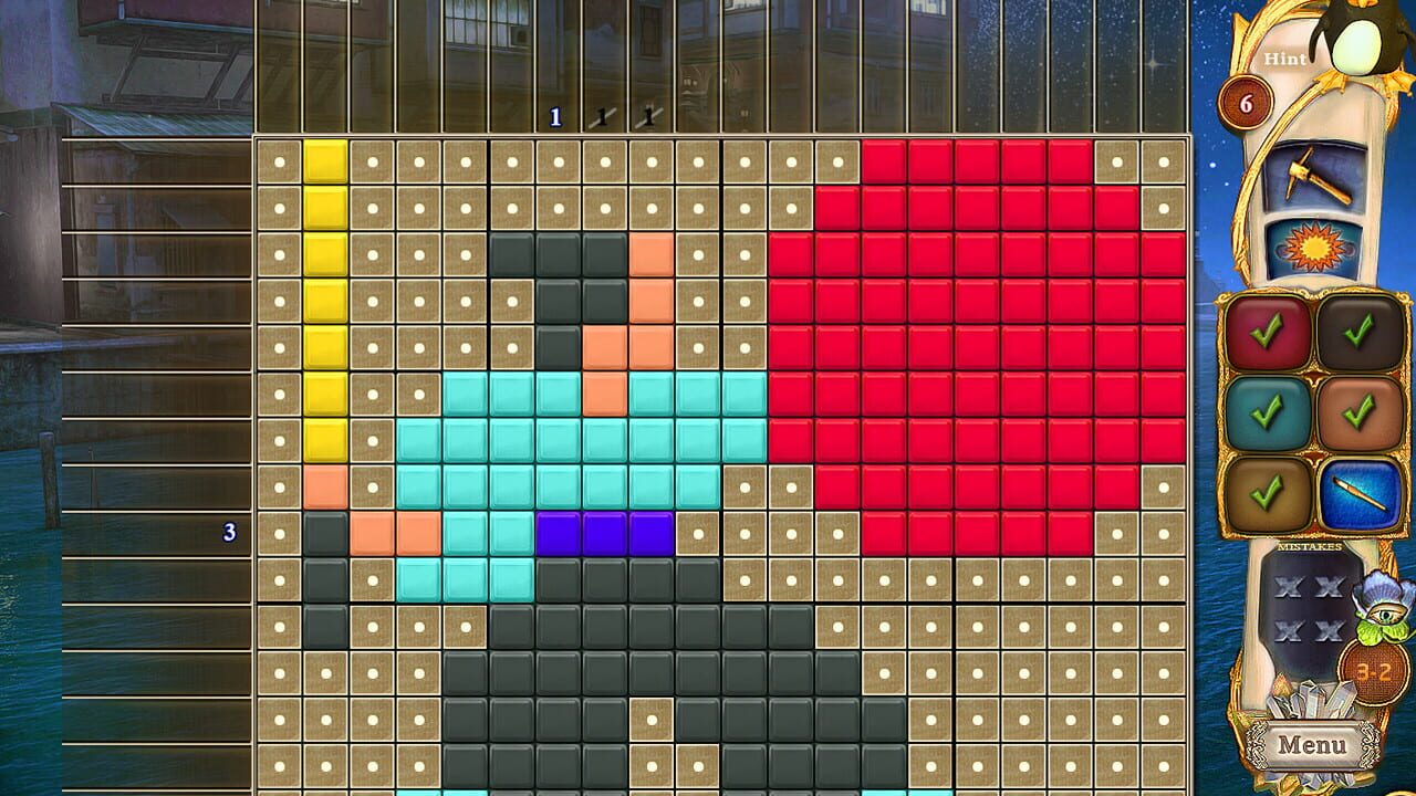 Screenshot for Fantasy Mosaics 34: Zen Garden