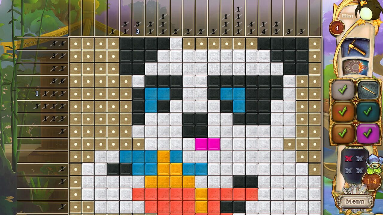 Screenshot for Fantasy Mosaics 34: Zen Garden