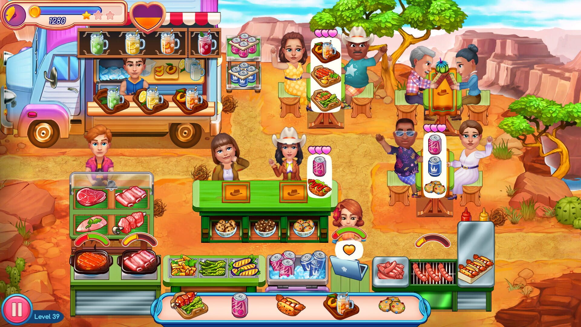 Screenshot for Claire's Cruisin' Cafe