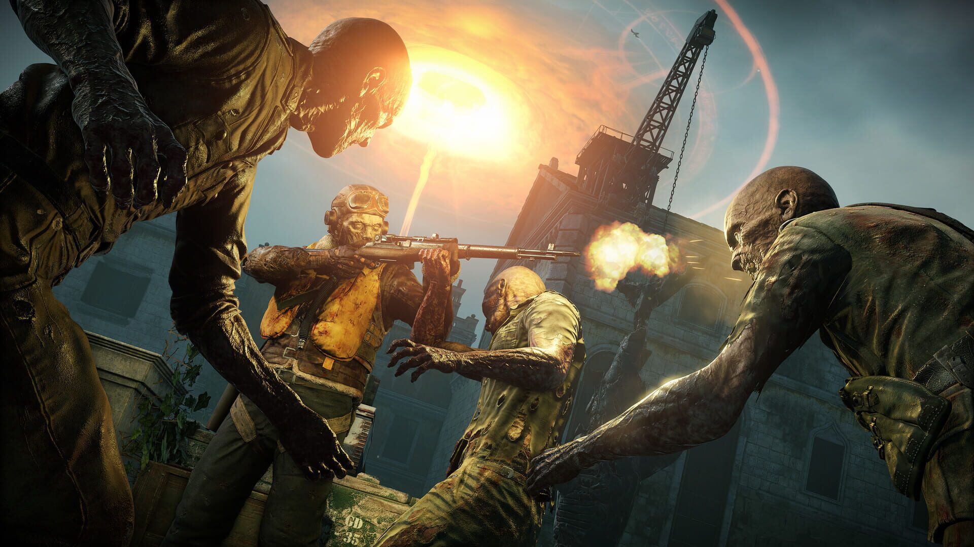 Screenshot for Zombie Army 4: Dead War - Undead Airman Character
