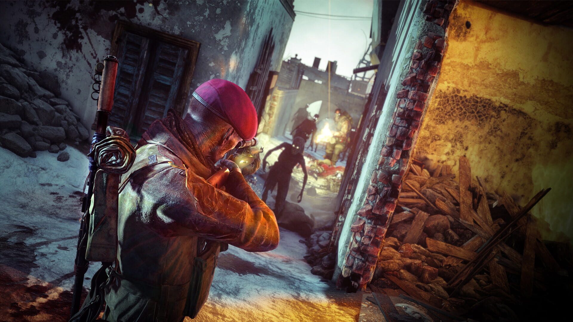 Screenshot for Zombie Army 4: Dead War - Paratrooper Zombie Character
