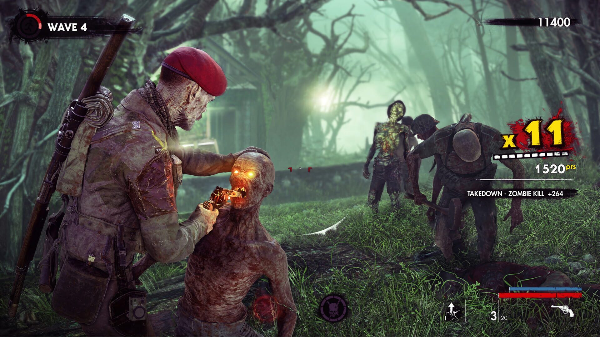 Screenshot for Zombie Army 4: Dead War - Paratrooper Zombie Character