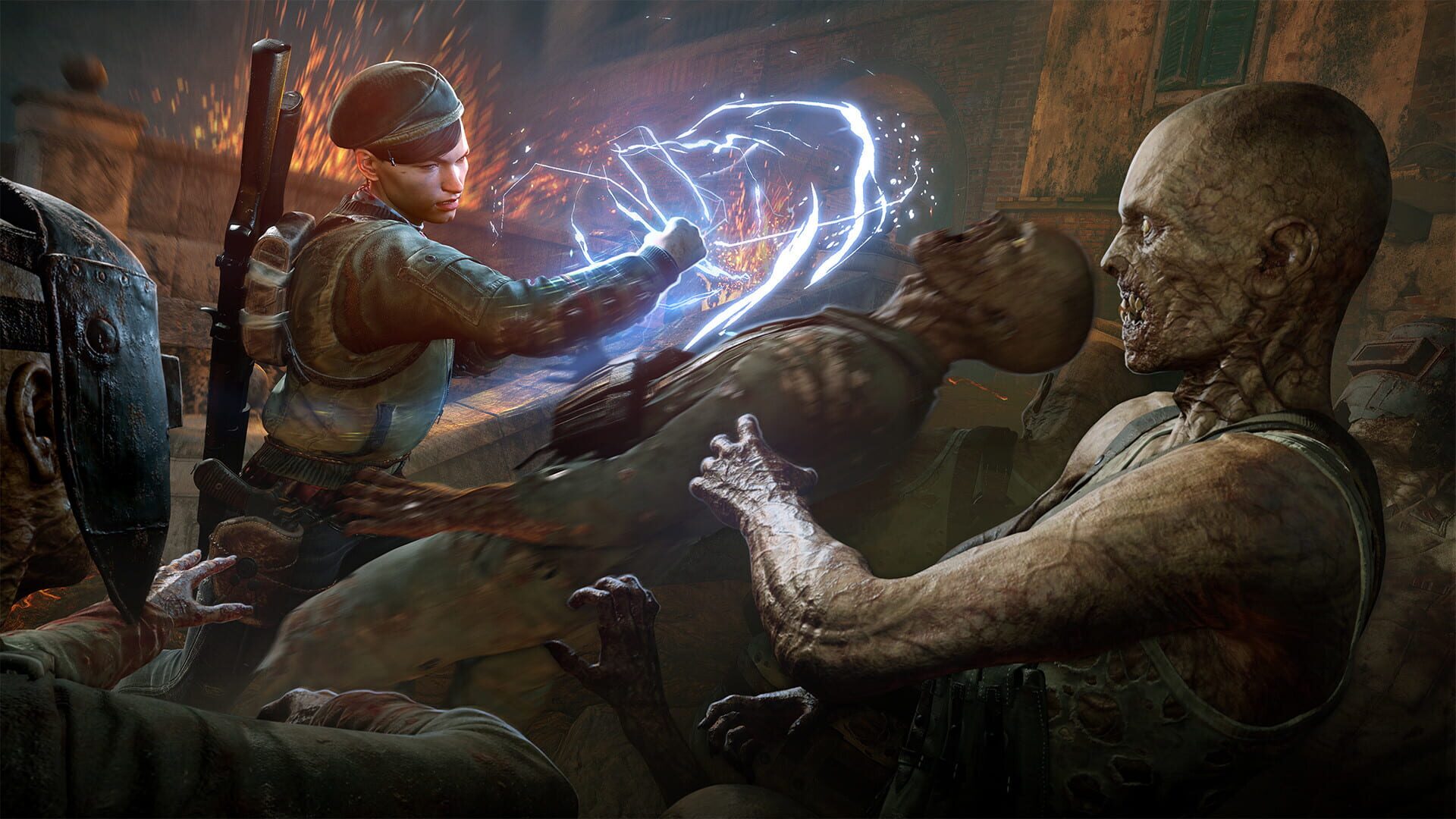 Screenshot for Zombie Army 4: Dead War - French Resistance Fighter Character