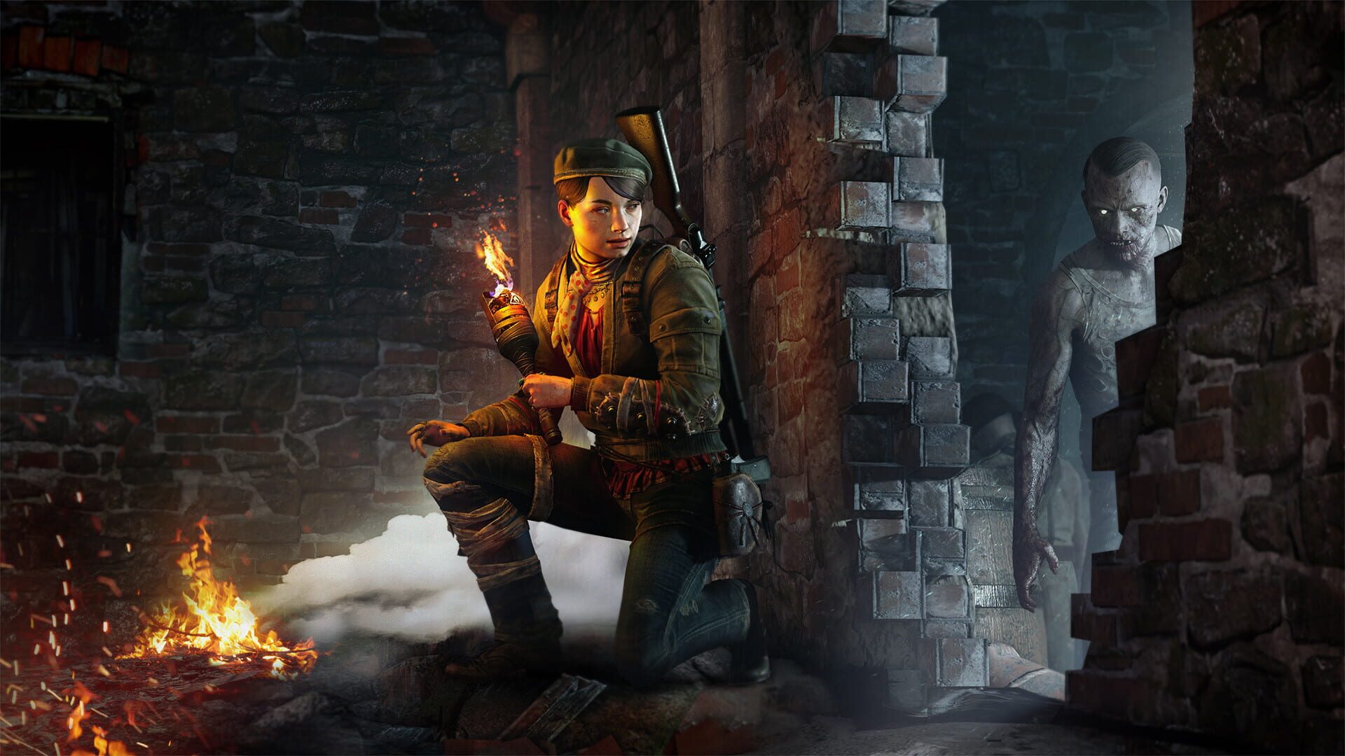 Screenshot for Zombie Army 4: Dead War - French Resistance Fighter Character