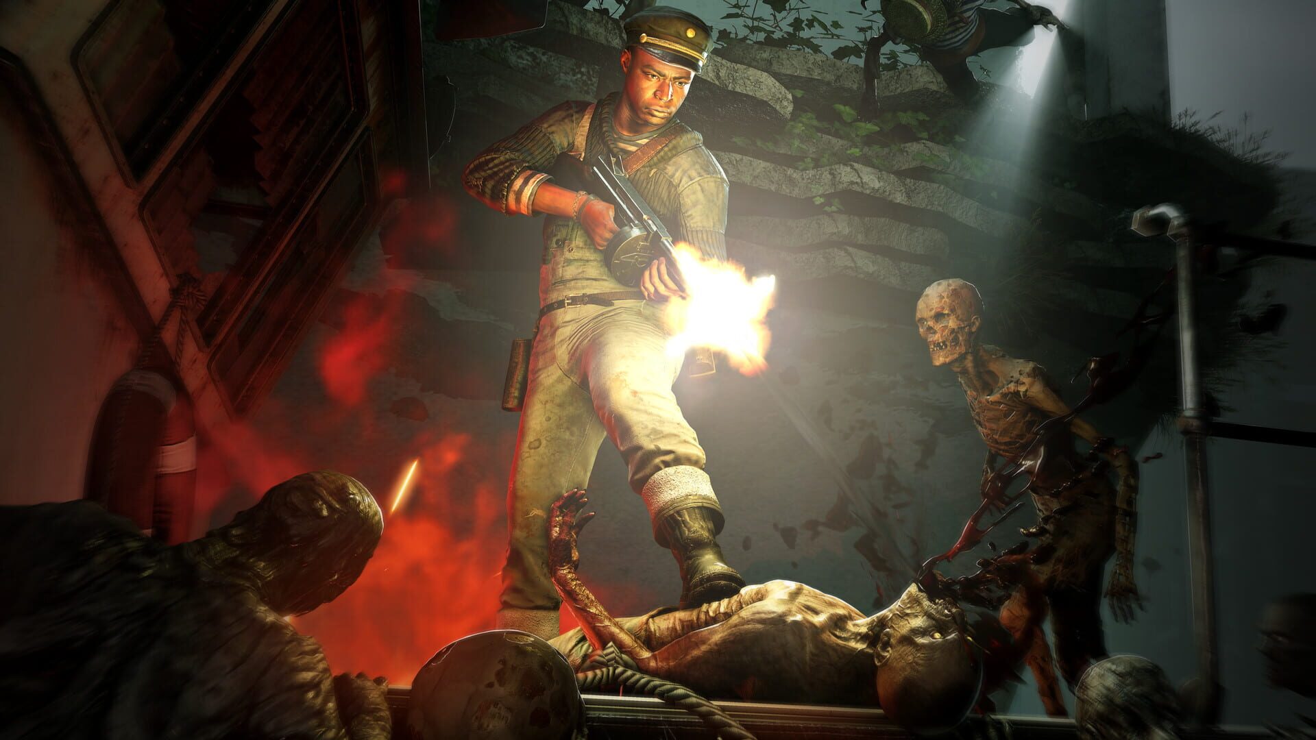Screenshot for Zombie Army 4: Dead War - American Sea Captain Character