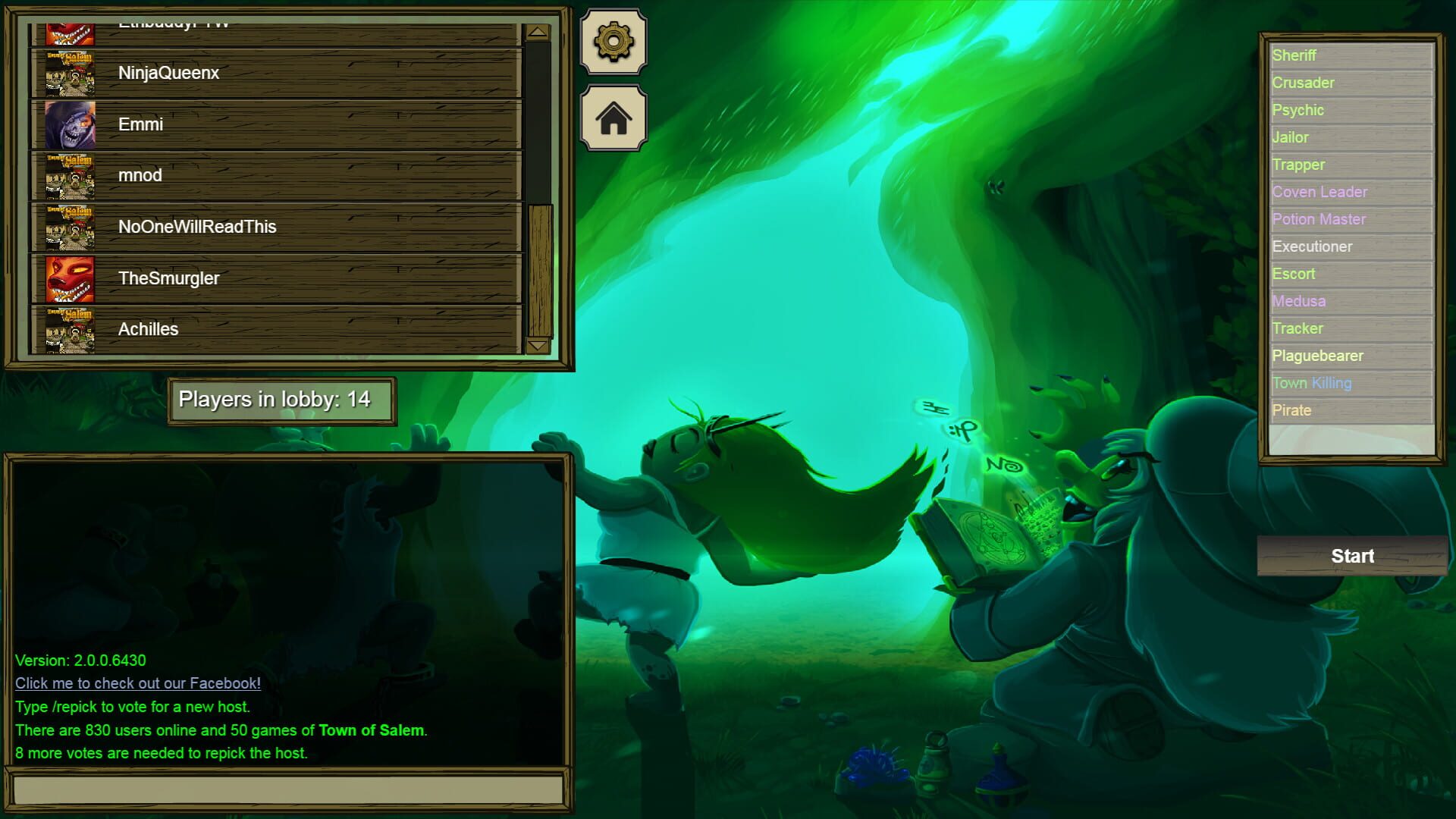 Screenshot for Town of Salem: The Coven