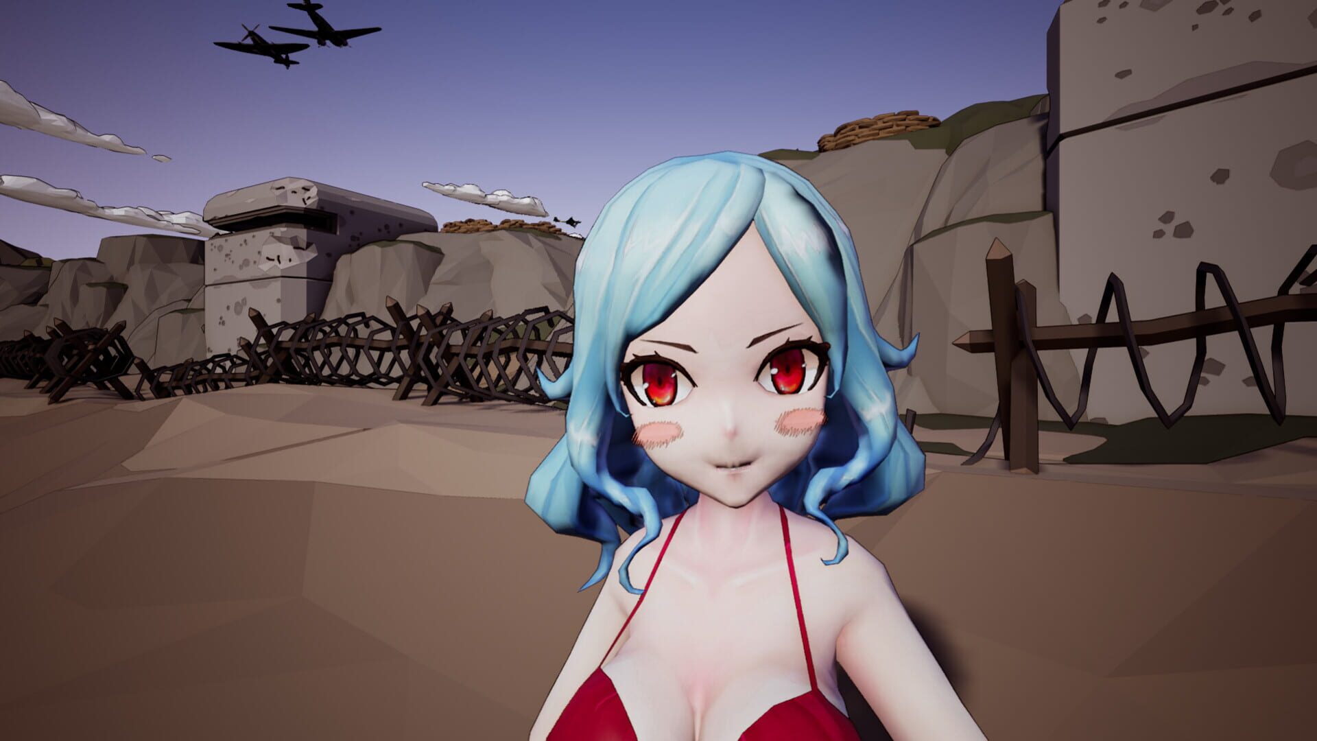 Screenshot for Inglorious Waifu VS Nazi Zombies