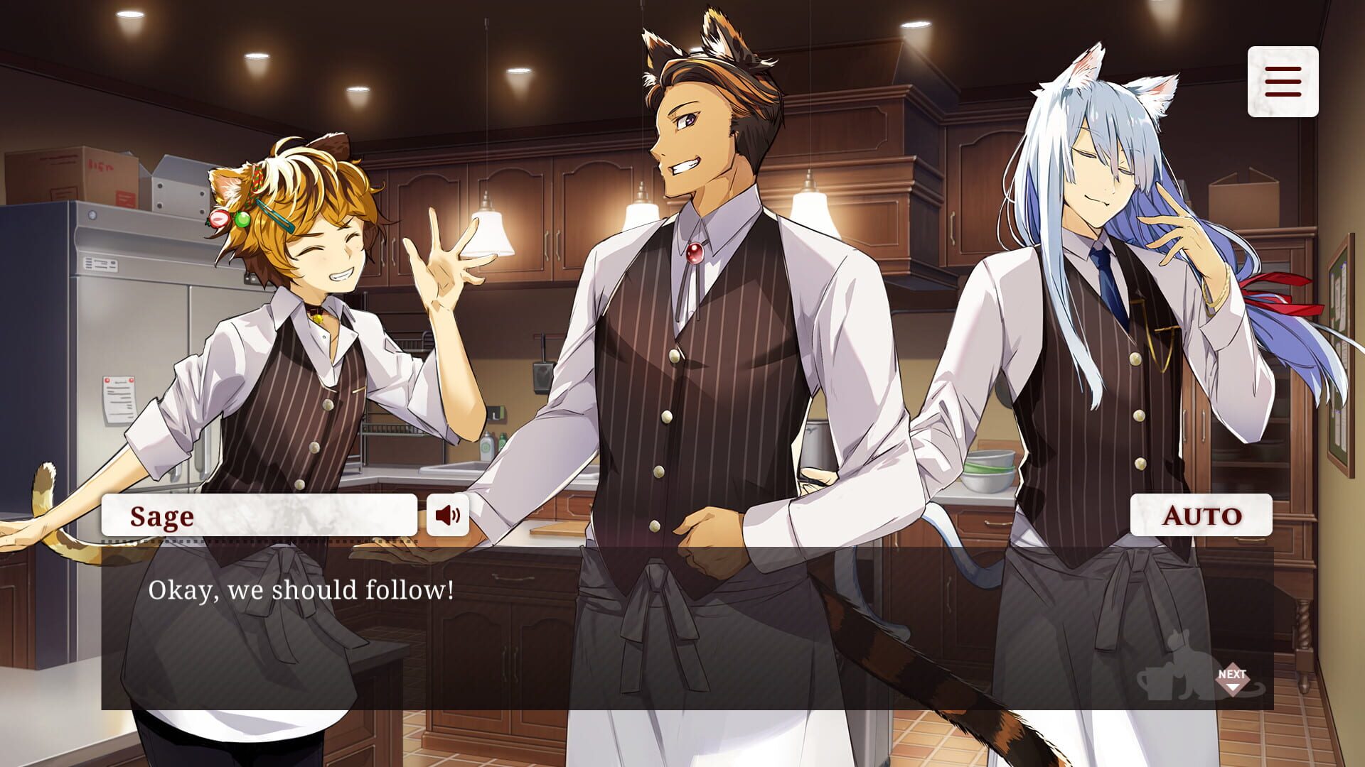 Screenshot for Nekopara: Catboys Paradise